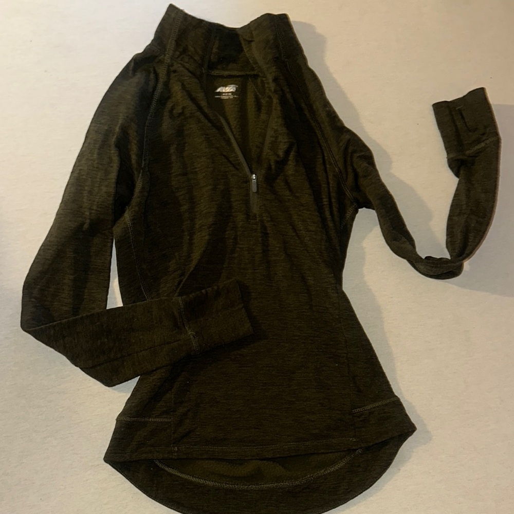 Avia Black Quarter-Zip Pullover